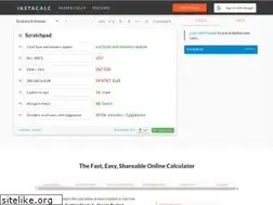 Sites similar to instacalc.com