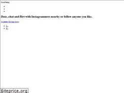 Sites similar to instadating.net