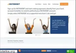 Sites similar to instadebit.com