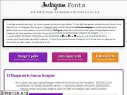 Sites similar to instagram-fonts.fr