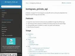 Sites similar to instagram-private-api.readthedocs.io