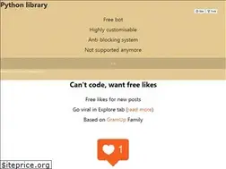 Sites similar to instagrambot.github.io