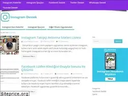 Sites similar to instagramdestek.com