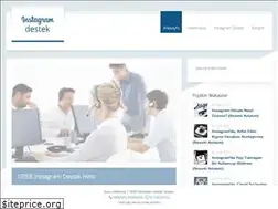 Sites similar to instagramdestek.net