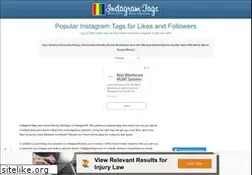 Sites similar to instagramtags.com