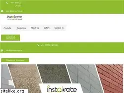 Sites similar to instakrete.in