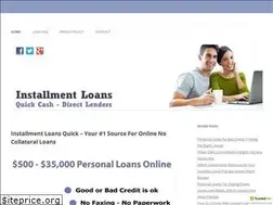 Sites similar to installmentloansquick.com