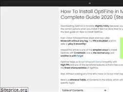 Sites similar to installoptifine.pro