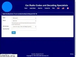 Sites similar to instant-car-radio-code.co.uk