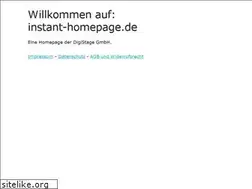 Sites similar to instant-homepage.de