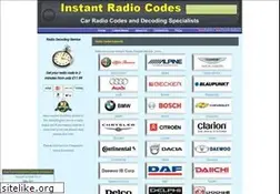 Sites similar to instant-radio-codes.com