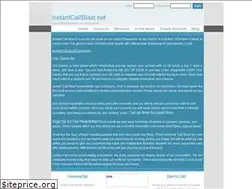 Sites similar to instantcallblast.com