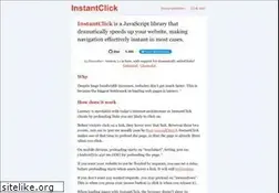 Sites similar to instantclick.io