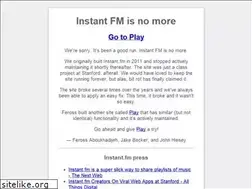 Sites similar to instantfm.com