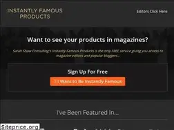 Sites similar to instantlyfamousproducts.com