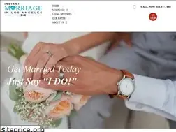 Sites similar to instantmarriagela.com