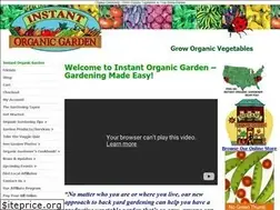 Sites similar to instantorganicgarden.com