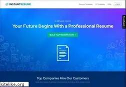 Sites similar to instantresume.io