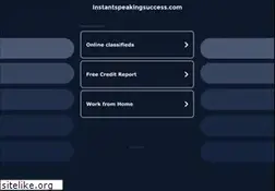 Sites similar to instantspeakingsuccess.com
