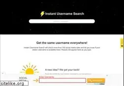 Sites similar to instantusername.com