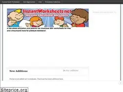 Sites similar to instantworksheets.net