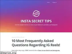 Sites similar to instasecrettips.com