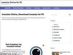 Sites similar to instasize.org