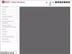 Sites similar to institutdelteatre.cat