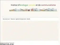 Sites similar to institutecologiesociale.fr