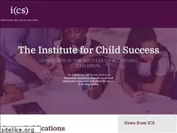 Sites similar to instituteforchildsuccess.org