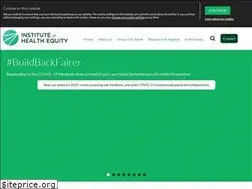 Sites similar to instituteofhealthequity.org
