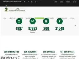 Sites similar to instituteoflinguists.com