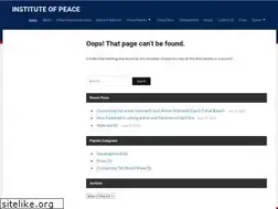 Sites similar to instituteofpeace.org