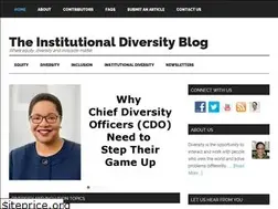 Sites similar to institutionaldiversityblog.com