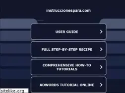 Sites similar to instruccionespara.com