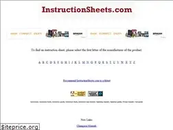 Sites similar to instructionsheets.com