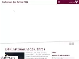 Sites similar to instrument-des-jahres.de