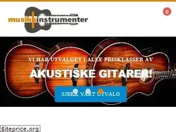 Sites similar to instrumentbutikken.no