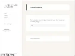Sites similar to instylehair.se