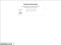 Sites similar to instytuthistoryczny.pl