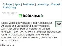 Sites similar to insuedthueringen.de