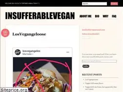 Sites similar to insufferablevegan.com