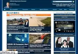 Sites similar to insurance.ca.gov