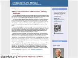 Sites similar to insurancelawhawaii.com