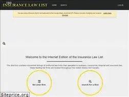 Sites similar to insurancelawlist.com