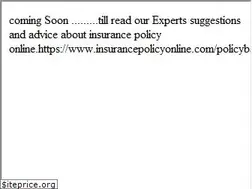 Sites similar to insurancepolicyonline.com