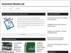 Sites similar to insurancequotes4u.co.za