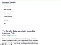 Sites similar to insurancetoday.in