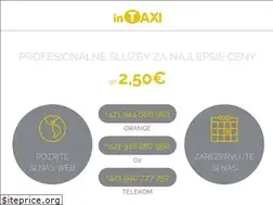 Sites similar to intaxi.sk