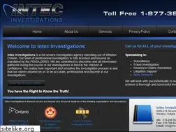 Sites similar to intecinvestigations.com
